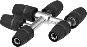 Bild von TECE TECElogo-Push Kreuzungsfitting Dimension 16 x 16 x 16 Messing vernickelt 8740101