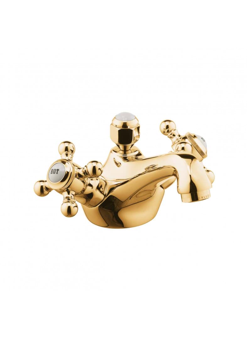 Bild von KLUDI 1926 Waschtischarmatur DN 15 #510124520 - vergoldet 23 kt