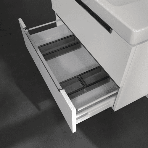 Bild von VILLEROY BOCH Subway 2.0 Waschbeckenunterschrank, 2 Auszüge, 787 x 520 x 449 mm, White Matt A69610MS