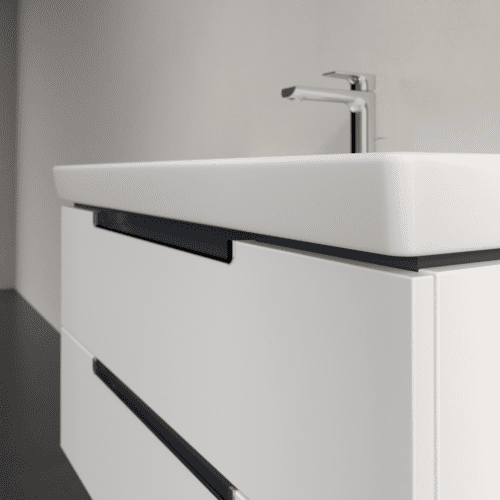 Bild von VILLEROY BOCH Subway 2.0 Waschbeckenunterschrank, 2 Auszüge, 987 x 520 x 449 mm, White Matt A69710MS
