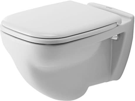 Bild von DURAVIT Wand WC 221009 Design by sieger design #2210092000 - © Farbe 00, Weiß Hochglanz, Spülwassermenge: 6 l 355 x 540 mm