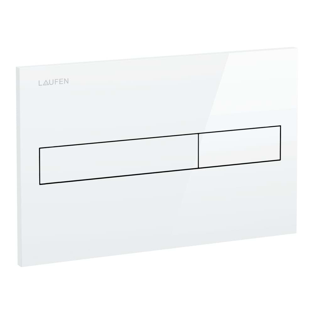 Picture of LAUFEN LIS Flush plate AW1, dual flush 250 x 10 x 160 mm #H8956610040001 - 004 - Chromed