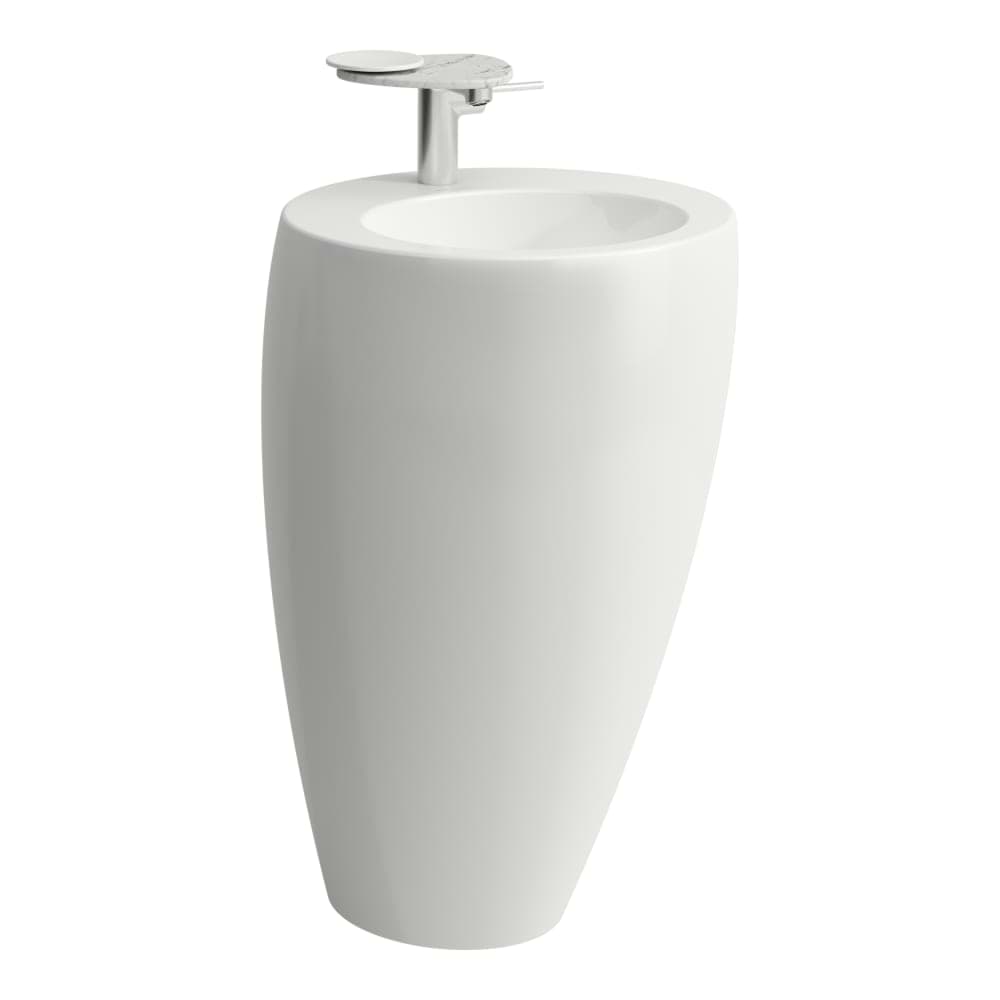 Picture of LAUFEN ILBAGNOALESSI Washbasin with integrated pedestal 520 x 530 x 850 mm #H8119714001091