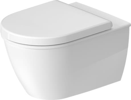 Bild von DURAVIT Wand WC 254509 Design by sieger design #2545092000 - © Farbe 00, Weiß Hochglanz, Spülwassermenge: 4,5/3 l 365 x 540 mm