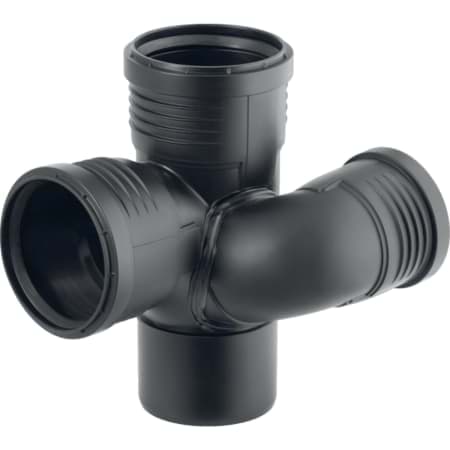 Bild von GEBERIT Silent-PP Schachtbogenabzweig 87,5° links #390.464.14.1
