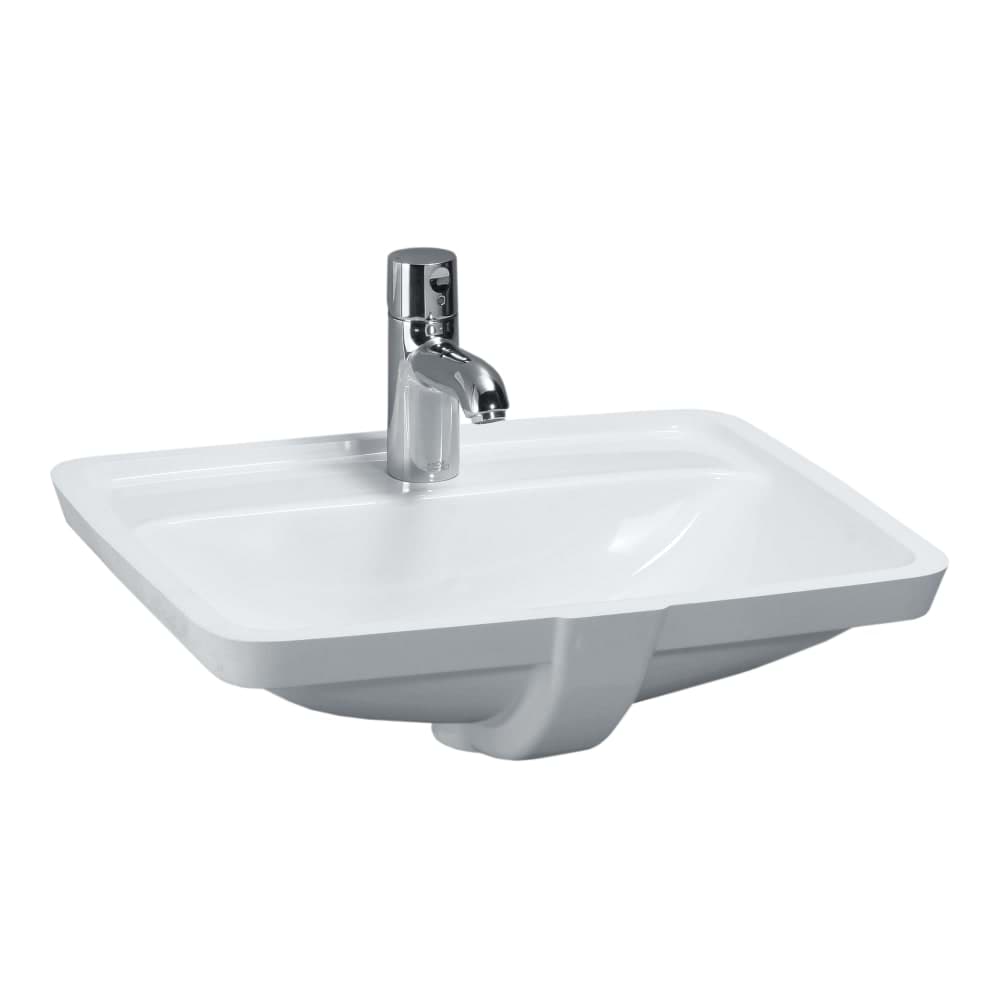 Obrázek LAUFEN PRO S Vestavné umyvadlo, včetně montážního příslušenství 892963, broušené 490 x 360 x 170 mm #H8119660001091
