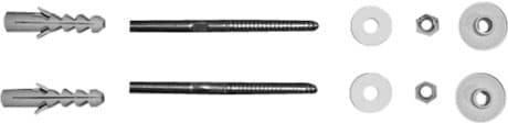 Bild von DURAVIT Befestigung 695100 #6951000000 - Farbe 00, Standardartikel Waschtische Ø 10 mm