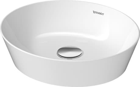 Bild von DURAVIT Aufsatzbecken 232840 Design by Philippe Starck #2328402600 - • Farbe 00, Weiß Hochglanz, Oval, Anzahl Waschplätze: 1 Mitte, Rückwand glasiert: Nein 400 x 360 mm