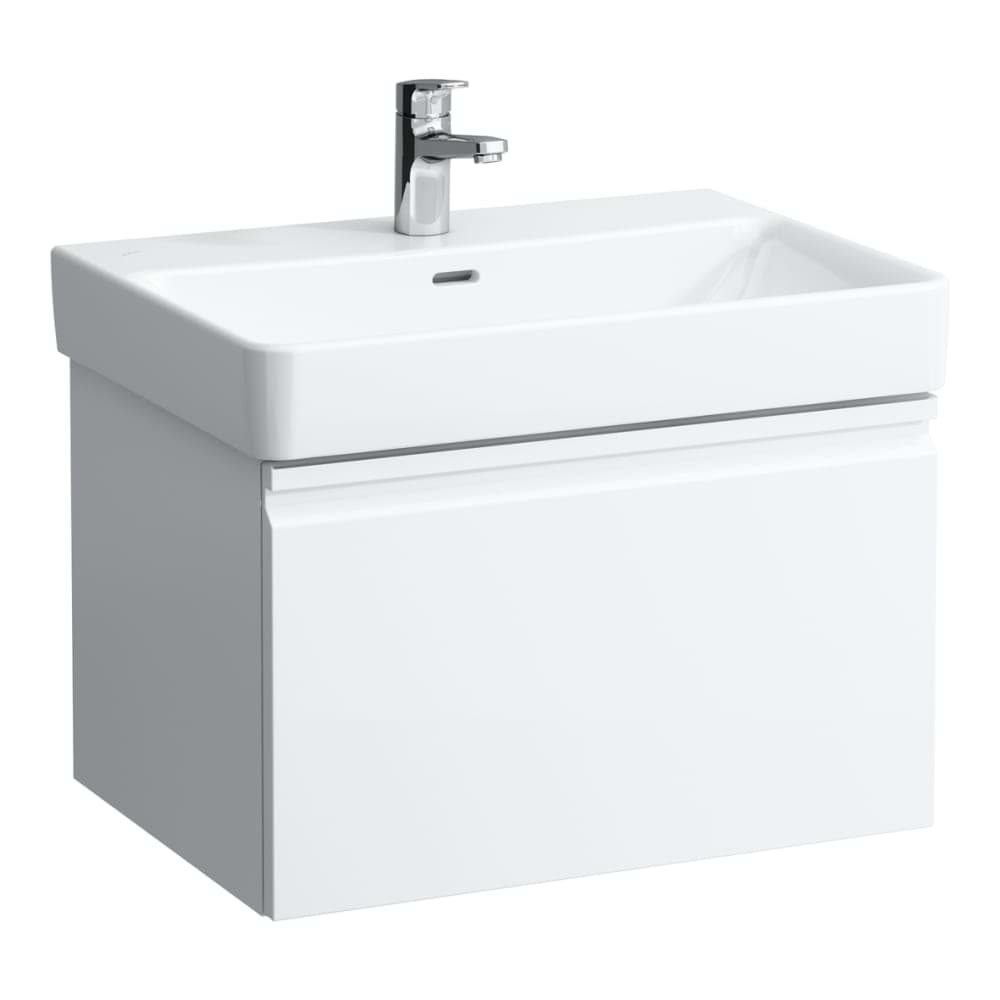 Bild von LAUFEN PRO S Waschtischunterbau, 1 Schublade, passend zu Waschtisch H810964 615 x 450 x 395 mm #H4834210964751 - 475 - Weiß glänzend