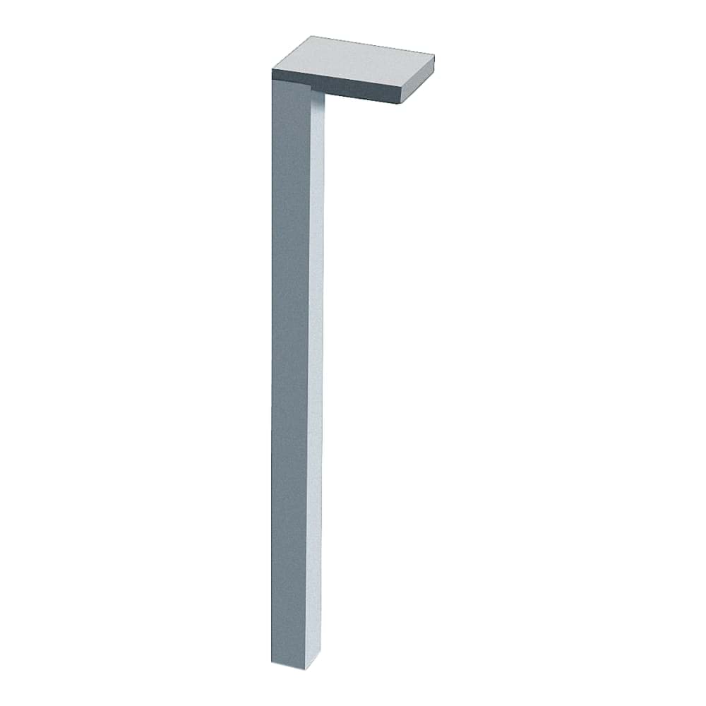 Bild von LAUFEN PRO S Stellfuß-Set (2 Stück), Höhe 245 mm, Oberfläche in Aluminium eloxiert 80 x 80 x 245 mm #H4831000960041 - 004 - Verchromt