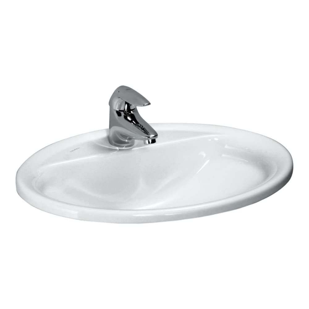 Bild von LAUFEN PRO Einbauwaschtisch von oben 560 x 440 x 20 mm #H8139510001041 - 000 - Weiß