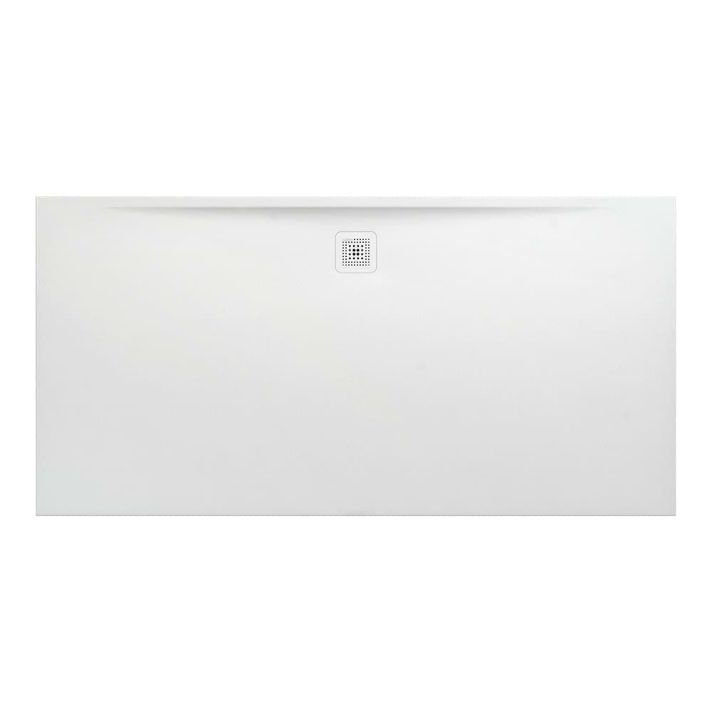 Bild von LAUFEN PRO Duschwanne, aus Verbundwerkstoff Marbond, superflach, rechteckig, Ablauf an langer Seite 2000 x 1000 x 36 mm 000 - Weiß H2119570000001