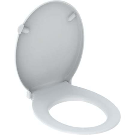Obrázek GEBERIT Renova Comfort WC sedátko, bezbariérové, antibakteriální #572850000 - bílá