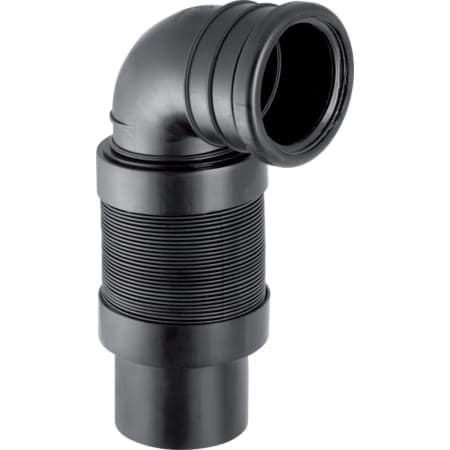 Bild von GEBERIT PE Anschlussbogen 90° für WC, ausziehbar #241.525.00.1