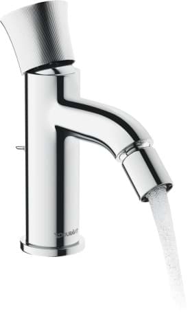 Bild von DURAVIT Einhebel-Bidetmischer WT2400001 Design by Philippe Starck #WT2400001010 - Farbe 10, Durchflussmenge (3 bar): 4,5 l/min 48 x 144 mm