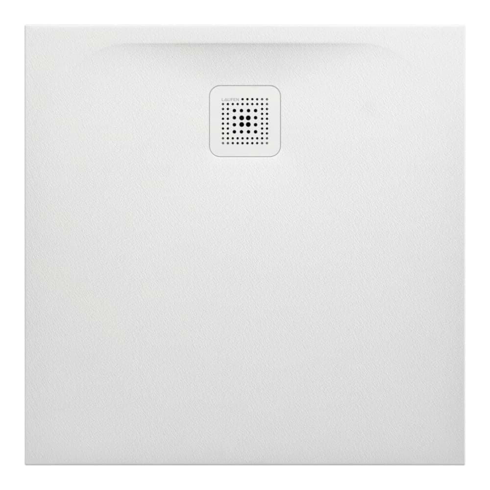 Bild von LAUFEN PRO Duschwanne, aus Verbundwerkstoff Marbond, superflach, quadratisch, Ablauf seitlich 800 x 800 x 29 mm #H2109500780001 - 078 - Anthrazit matt strukturiert