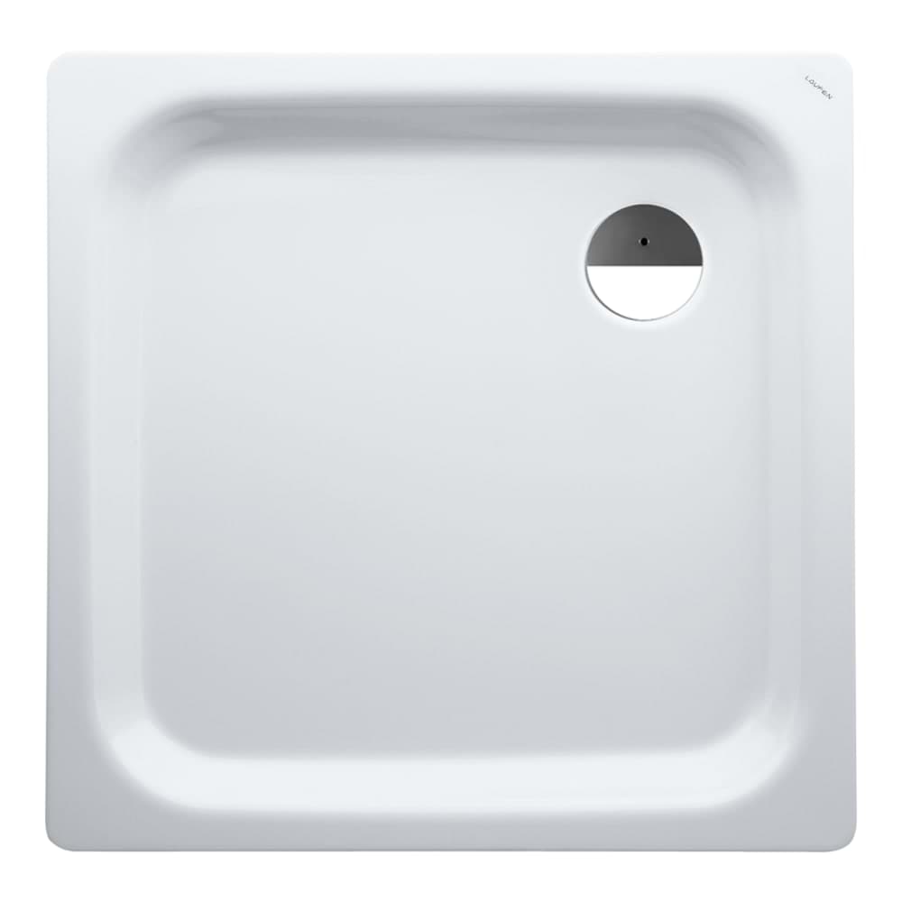 Obrázek LAUFEN PLATINA Sprchová vanička, ocel 800 x 800 x 65 mm #H2150110000401 - 000 - Bílá