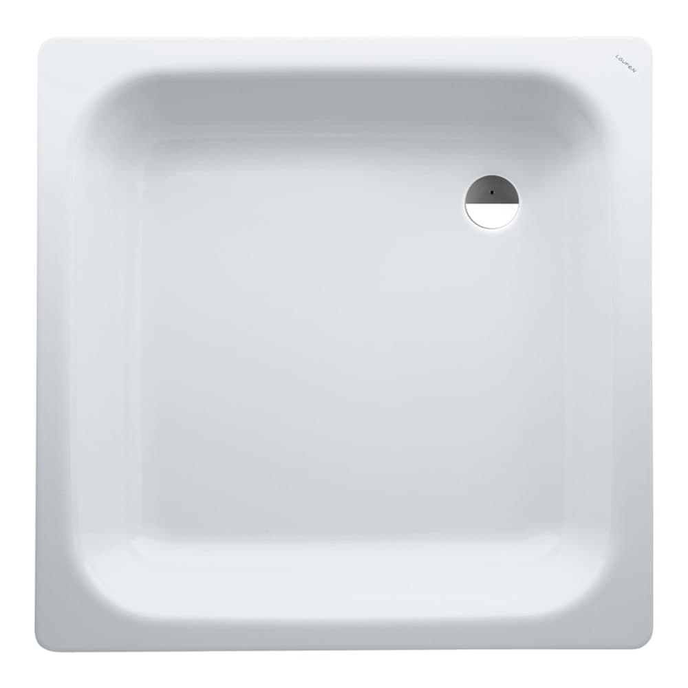 Obrázek LAUFEN PLATINA Sprchová vanička, ocel 800 x 800 x 30 mm #H2150210000401 - 000 - Bílá