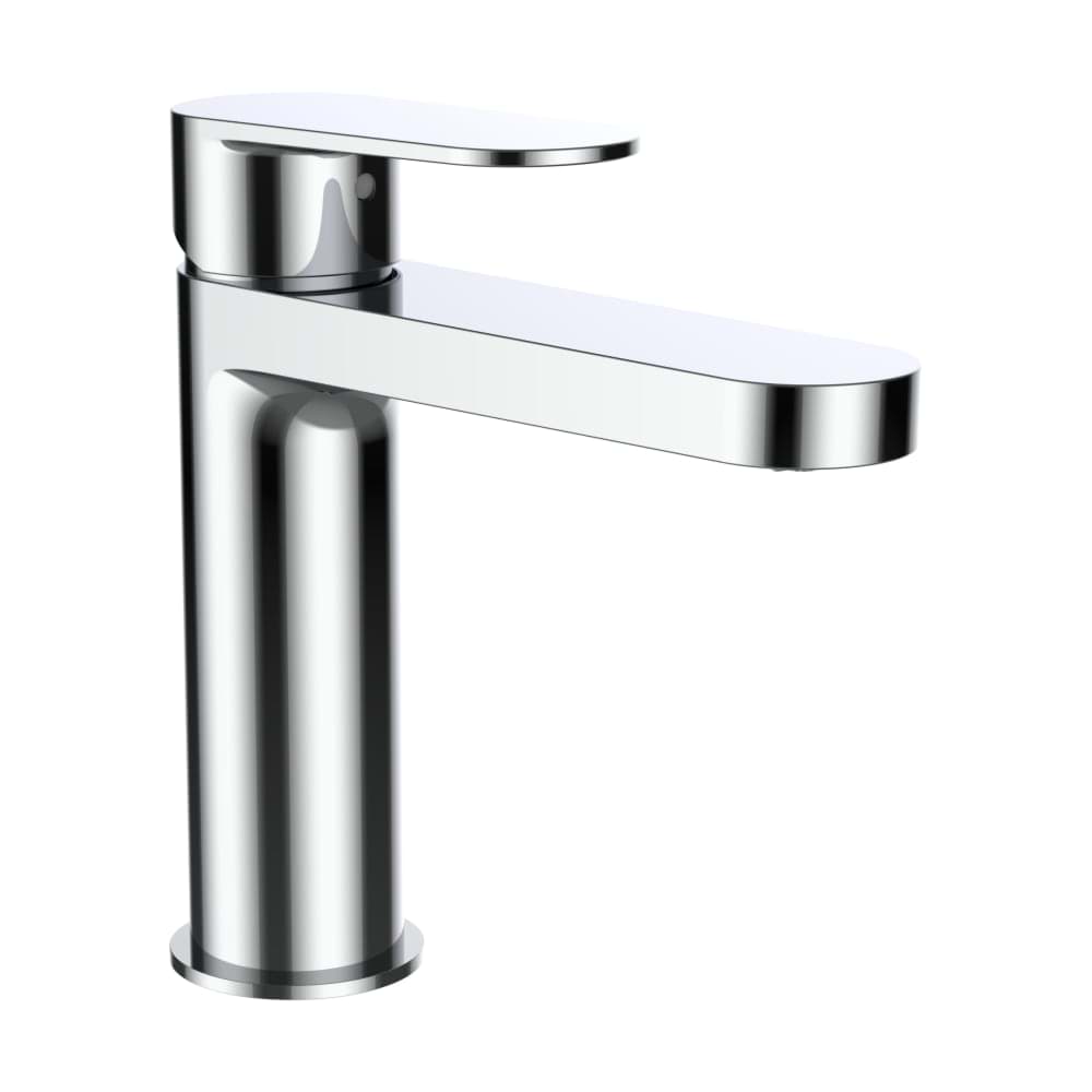 Obrázek LAUFEN NEJA Umyvadlová stojánková páková baterie s výtokem 132 mm, s výpustí, chrom 156 x 161 x 45 mm #H3115110041211