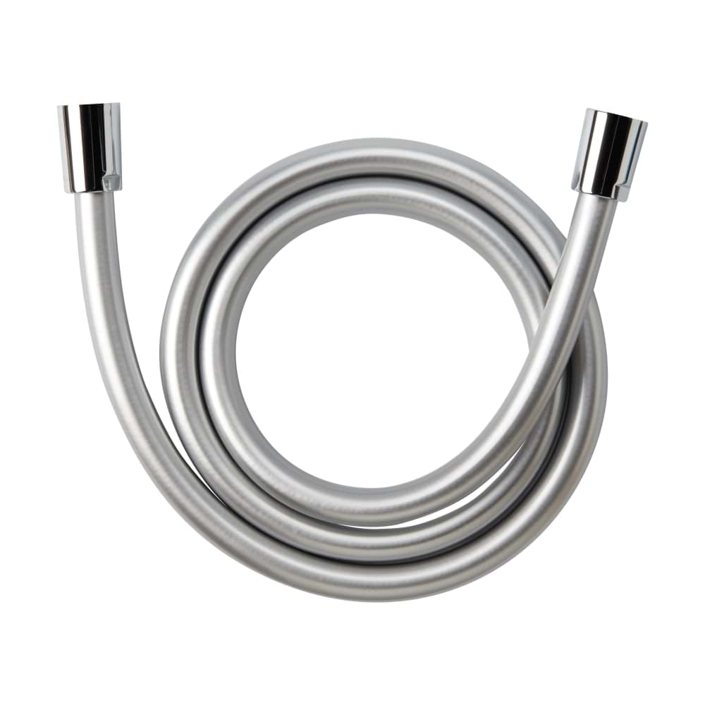 Bild von LAUFEN BRAUSEPROGRAMM Kunststoff-Brauseschlauch 1/2''x1/2 '', silberfarben, mit Metalleffekt und drehbarer Verbindung, Länge 1250 mm 1250 mm #H3629800001211