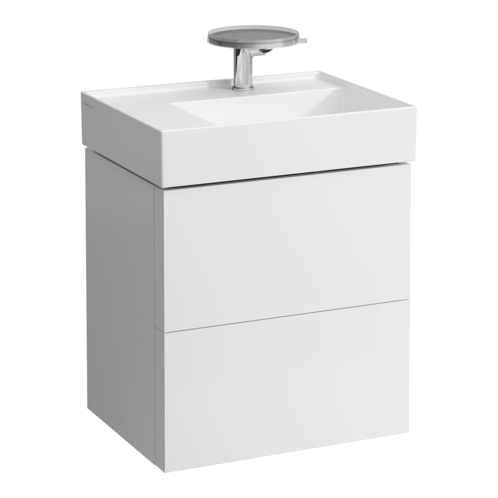 Bild von LAUFEN Kartell LAUFEN Waschtisch, Ablage links, mit verdecktem Ablauf 600 x 460 x 120 mm #H8103357588151