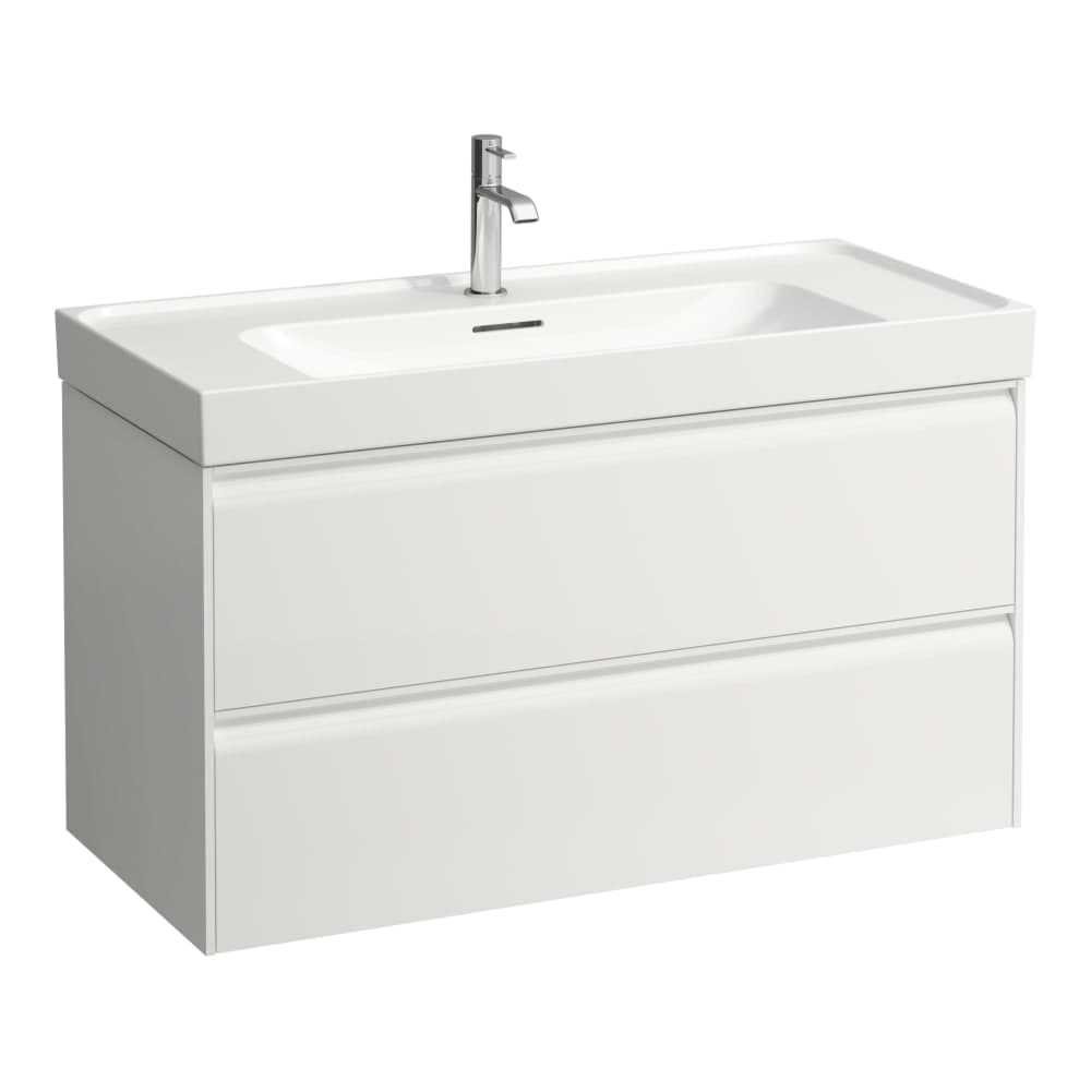 Bild von LAUFEN MEDA Waschtischunterbau 1000, 2 Schubladen, passend zu Waschtisch H810119 985 x 450 x 515 mm #H4216220114651 - 465 - Cappuccino