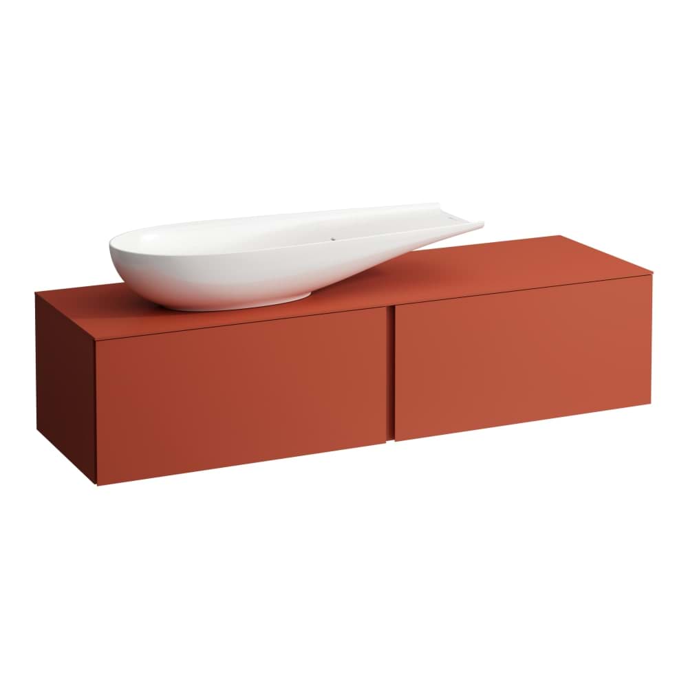 Bild von LAUFEN ILBAGNOALESSI Schubladenelement 1600, 2 Schubladen, Ausschnitt links, passend zu Waschtisch H818974 1600 x 500 x 370 mm #H4303420972701 - 270 - Perlbeige