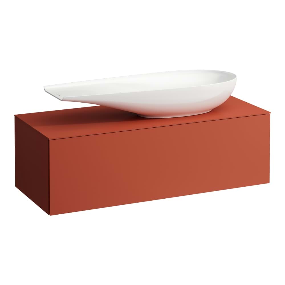 Picture of LAUFEN ILBAGNOALESSI Drawer element 1200, 1 drawer, with cut-out right, matches washbasin H818974 1200 x 500 x 370 mm #H4303230972701 - 270 - Pearl Beige