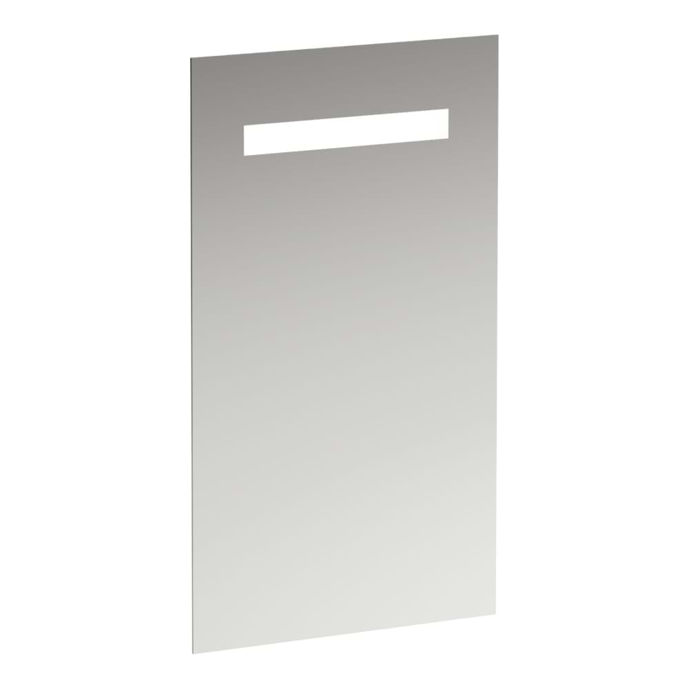 Bild von LAUFEN LEELO Spiegel, 450 mm, mit integrierter horizontaler LED-Beleuchtung, für Lichtschalter, Aluminiumrahmen, 4000K, IP44 450 x 38 x 800 mm #H4476119501441 - 144 - Spiegel