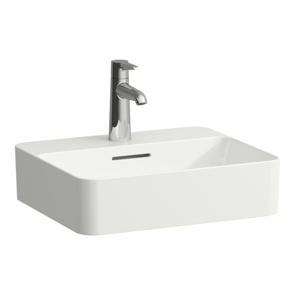 Bild von LAUFEN VAL Waschtisch-Schale, mit Armaturenbank 450 x 380 x 115 mm #H8122800001041