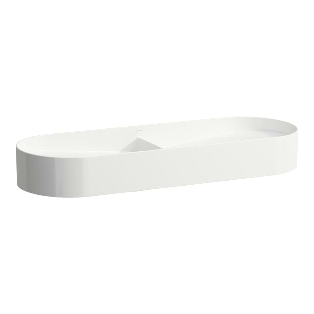 Obrázek LAUFEN SONAR Umyvadlová mísa, bez armaturní desky, bez přepadu 1000 x 370 x 130 mm #H8123487571121 - 757 - Bílá mat
