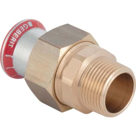 Picture of GEBERIT Mapress Carbon Steel adaptor union with male thread #25340