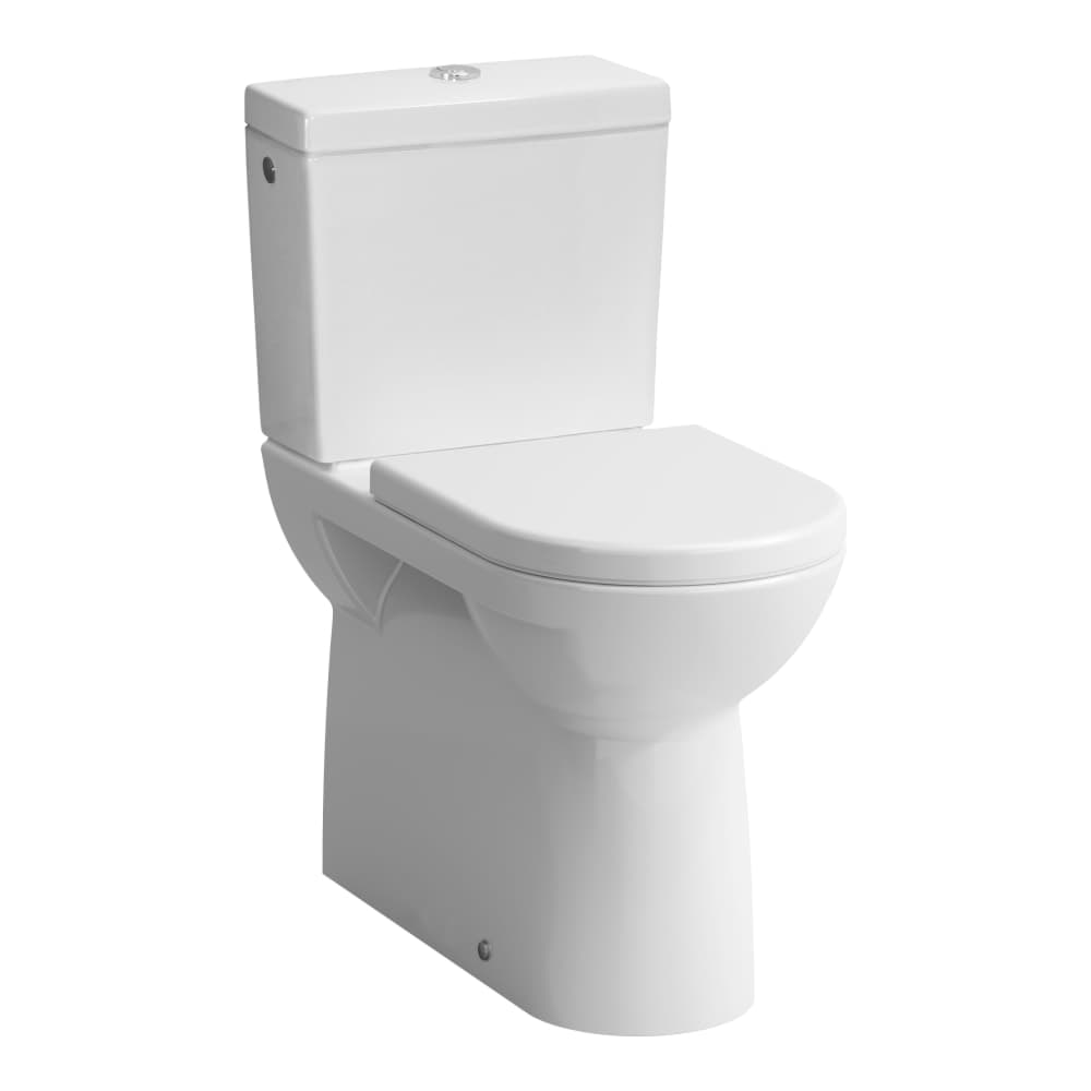 Bild von LAUFEN PRO Stand-WC-Kombination 'comfort', Tiefspüler, mit Spülrand, Abgang waagerecht oder senkrecht 700 x 360 x 480 mm #H8249550490001 - 049 - Pergamon