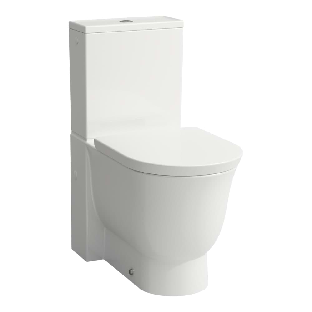 Obrázek LAUFEN The New Classic WC mísa stojící combi, Rimless, Vario odpad #H8248587570001 - bílá mat