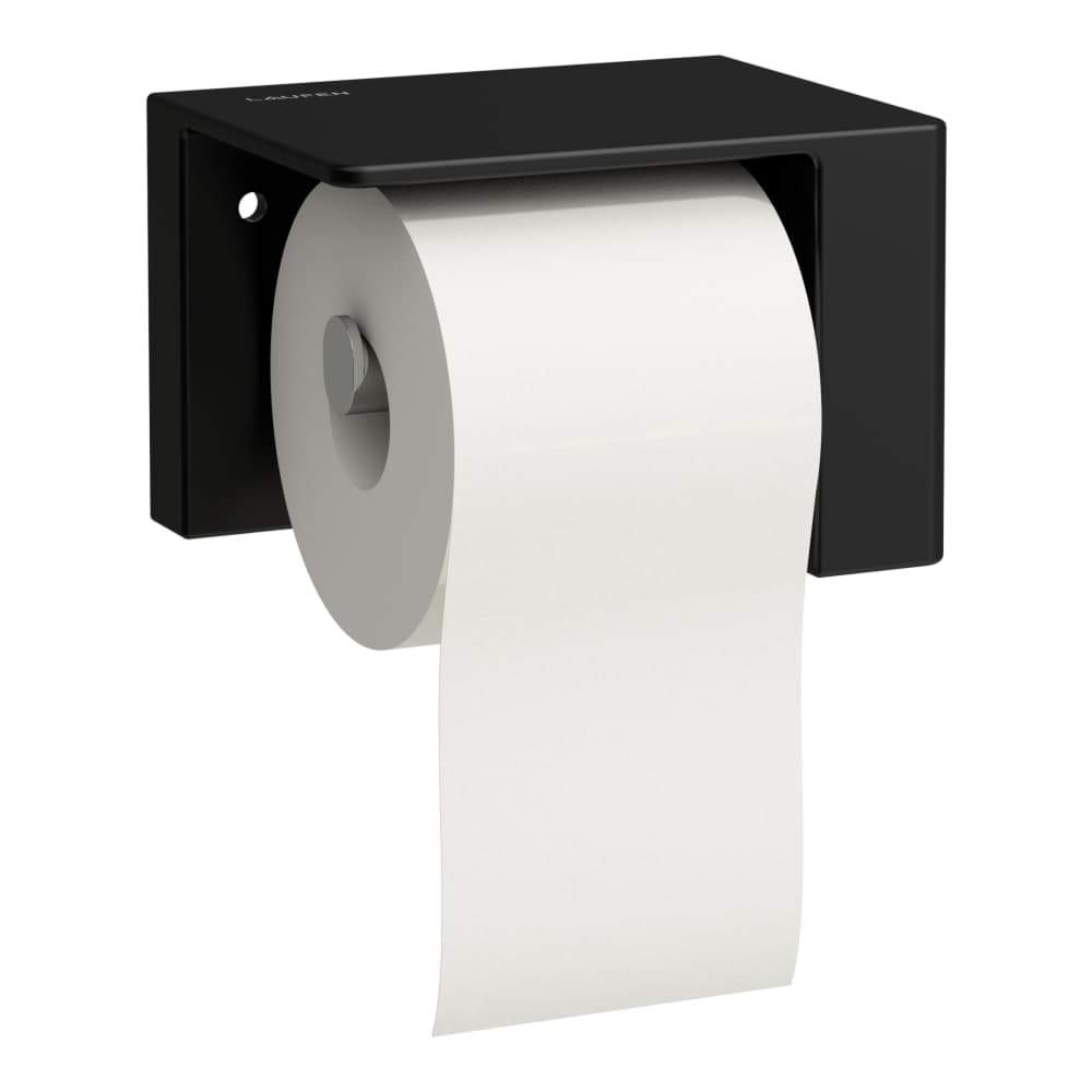 Bild von LAUFEN VAL Papierrollenhalter, links 170 x 135 x 115 mm #H8722817160001 - 716 - Schwarz matt