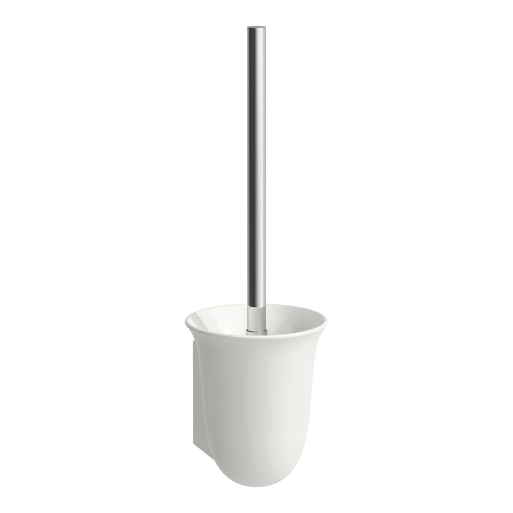 Obrázek LAUFEN The New Classic keramický držák WC kartáče s kartáčem #H8738527570001 - bílá - 757 - Bílá mat