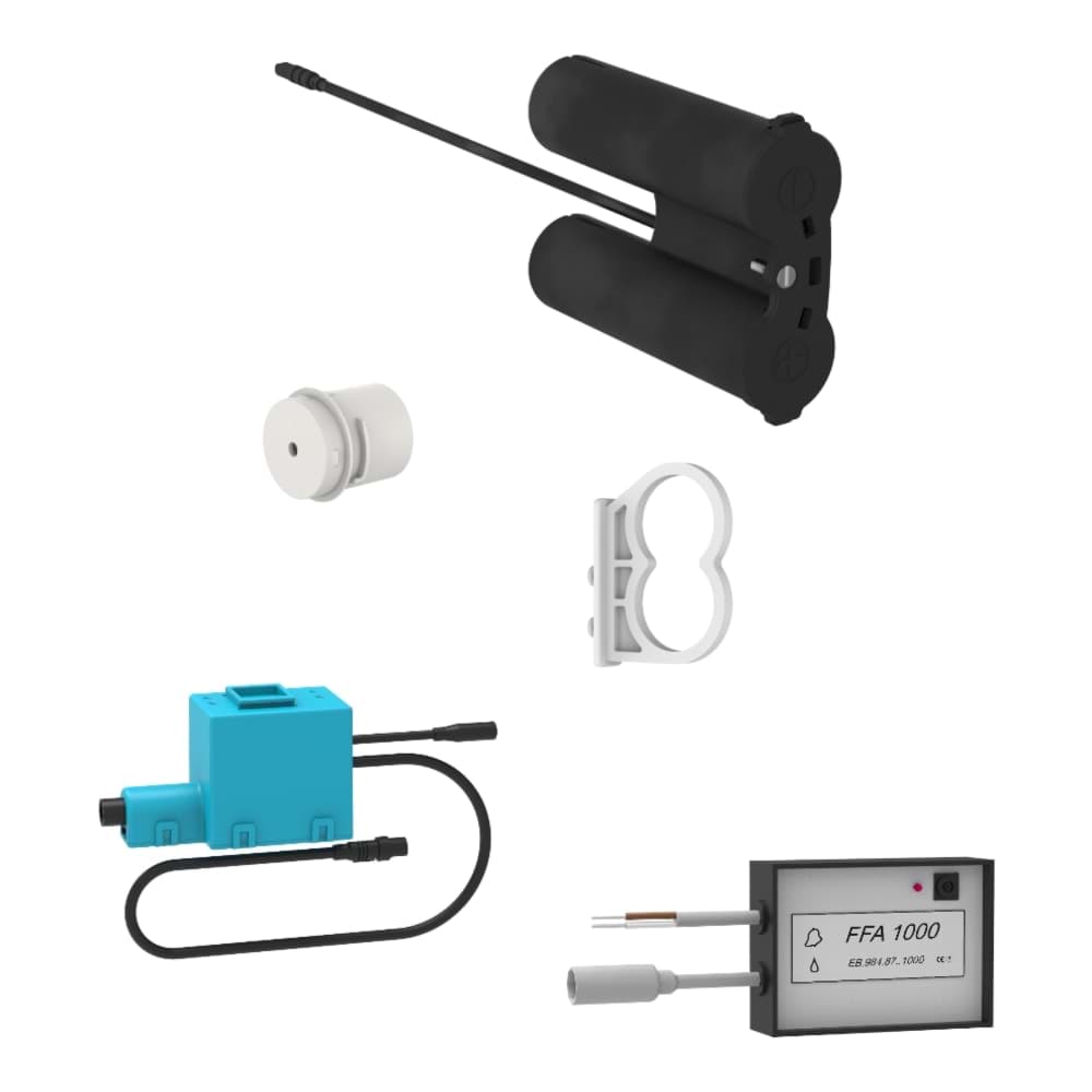Bild von LAUFEN INEO ELEKTR. BETÄTIGUNGSPLATTE MIT FERNBEDIENUNG Für barrierearme Installation, benötigt H9751090000001 und 9751109280001 (nicht inkludiert) 214 x 159 x 109 mm #H9001100000001 - pub - no colour
