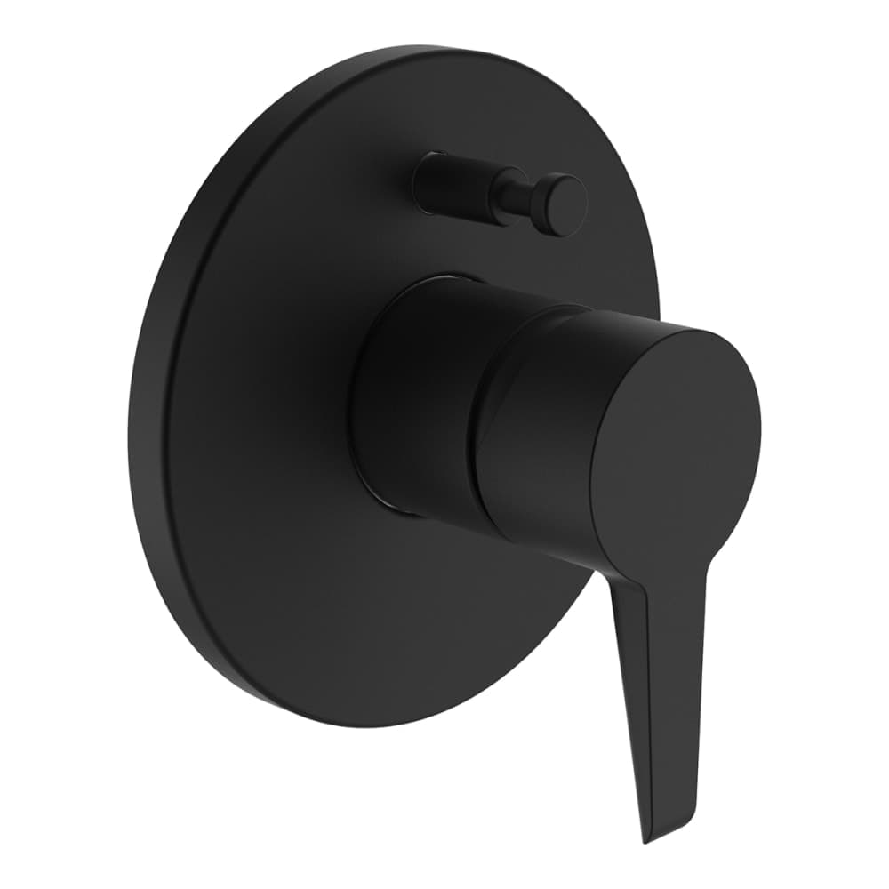Picture of LAUFEN PURE Set for concealed bath mixer, for Simibox Standard & Simibox Light, PVD titanium black matt #HF901779428000