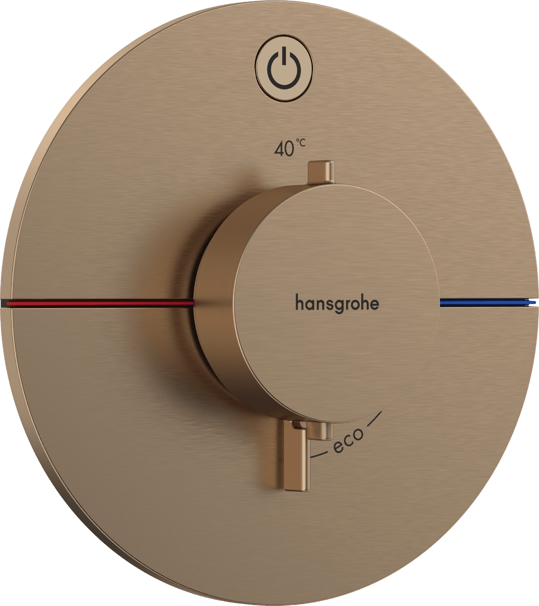 Picture of HANSGROHE ShowerSelect Comfort S Thermostat for concealed installation for 1 function #15553140 - Brushed Bronze