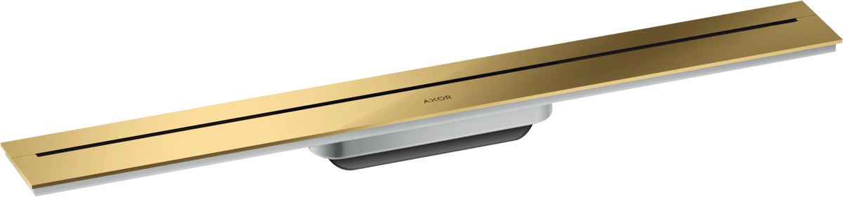 Bild von HANSGROHE AXOR Drain Fertigset Duschrinne 700 zur Wandmontage #42525990 - Polished Gold Optic