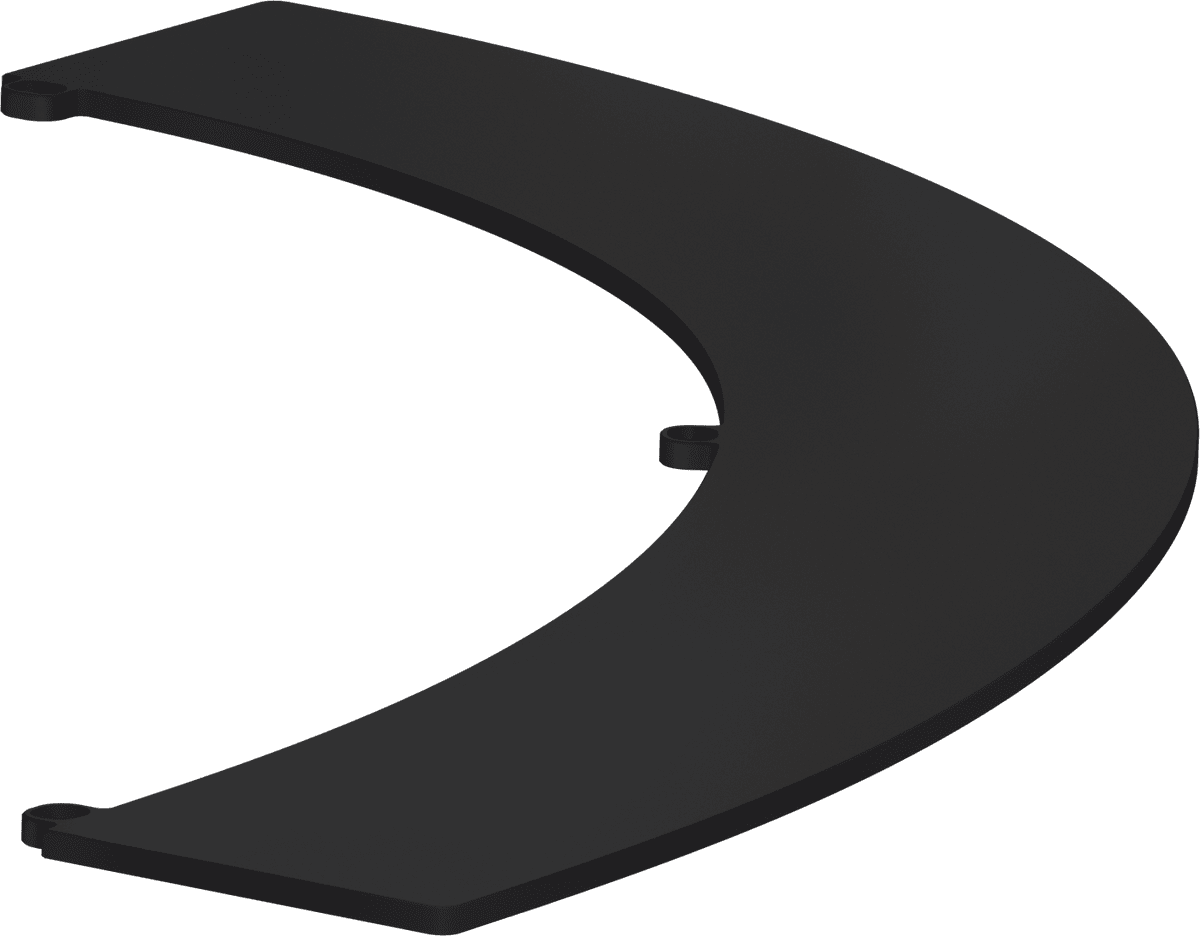 Picture of HANSGROHE AXOR Suite Basins & Bathtub Shelf #42006670 - Matt Black