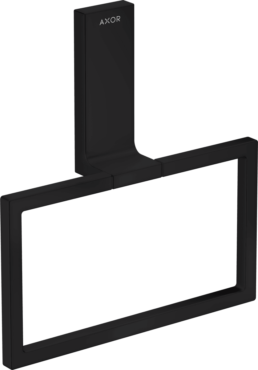 Picture of HANSGROHE AXOR Universal Rectangular Towel ring #42623670 - Matt Black