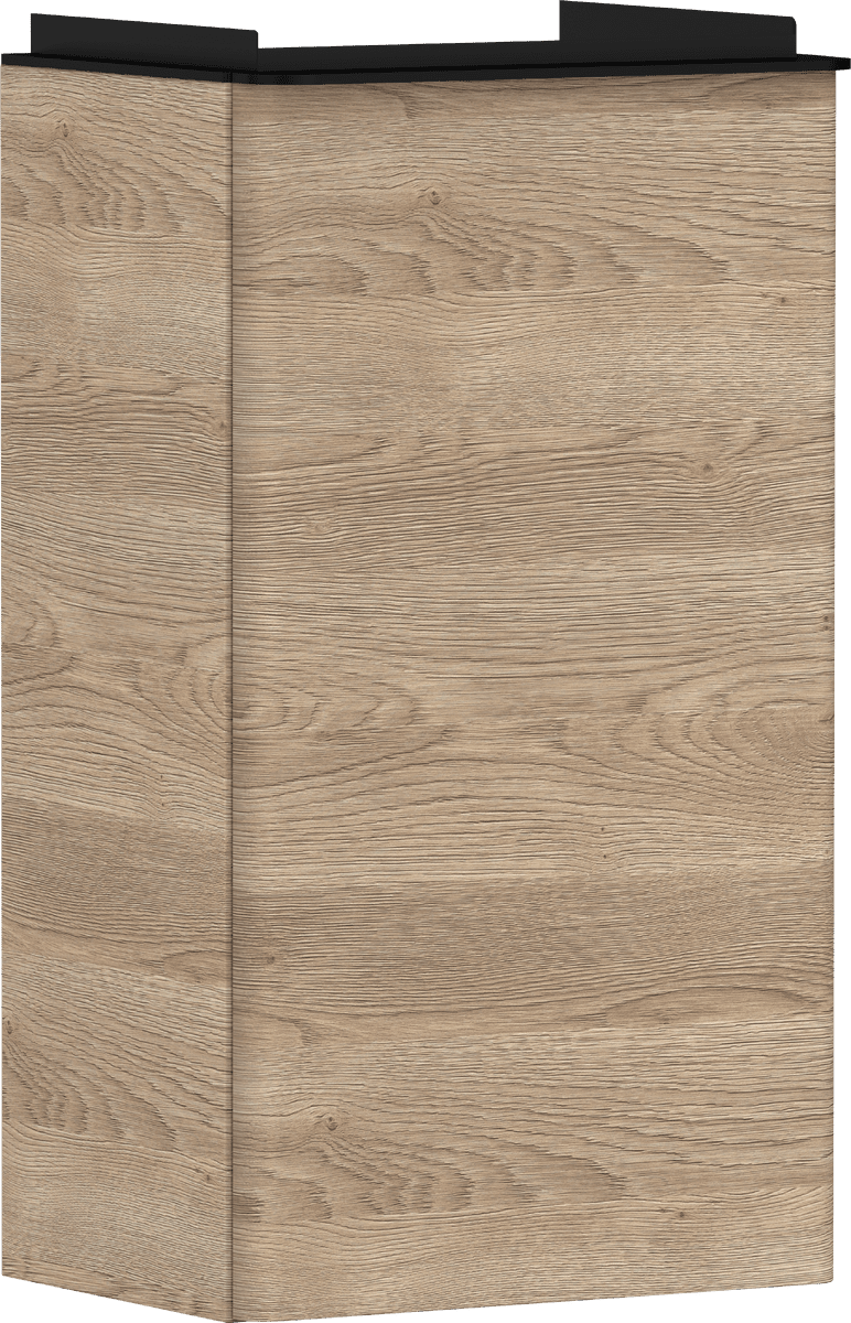 Picture of HANSGROHE Xelu Q Vanity unit Natural Oak 340/245 for handrinse basin, door hinge right #54017670 - Natural Oak