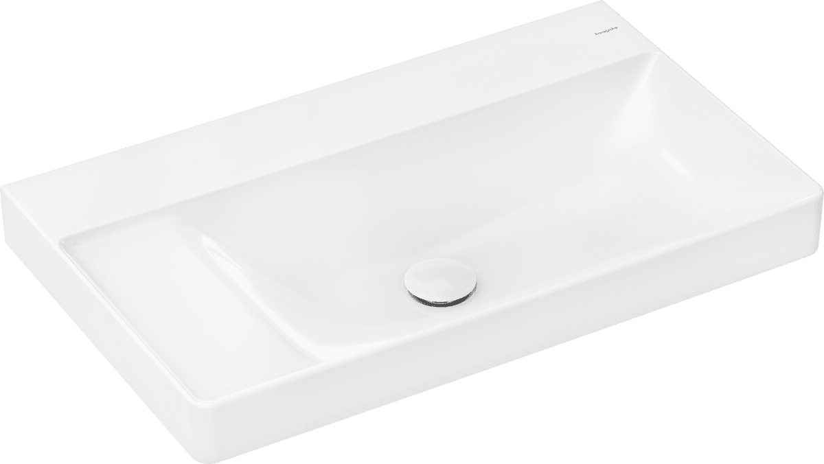 Bild von HANSGROHE Xelu Q Waschtisch mit Ablage links 800/480 ohne Hahnloch und Überlauf, SmartClean #61032450 - Weiß