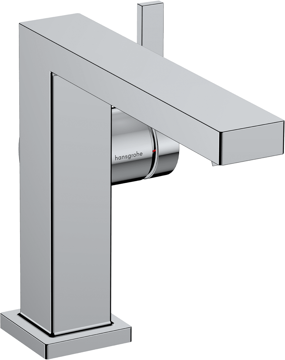Bild von HANSGROHE Tecturis E Einhebel-Waschtischmischer 110 Fine CoolStart EcoSmart+ mit Zugstangen-Ablaufgarnitur #73023000 - Chrom