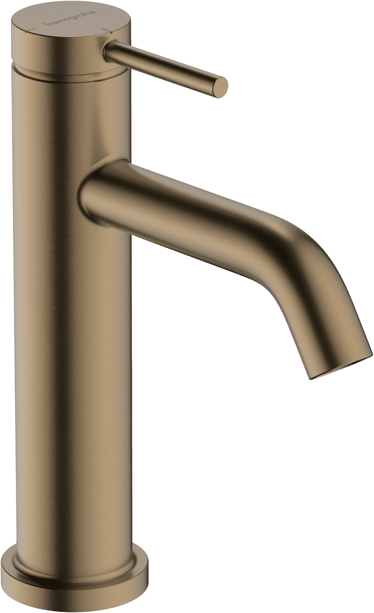 Picture of HANSGROHE Tecturis S Single lever basin mixer 110 CoolStart EcoSmart+ without waste set #73312140 - Brushed Bronze