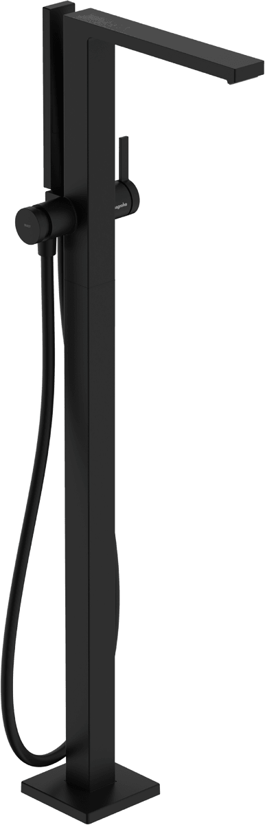 Picture of HANSGROHE Tecturis E Single lever bath mixer floor-standing #73445670 - Matt Black