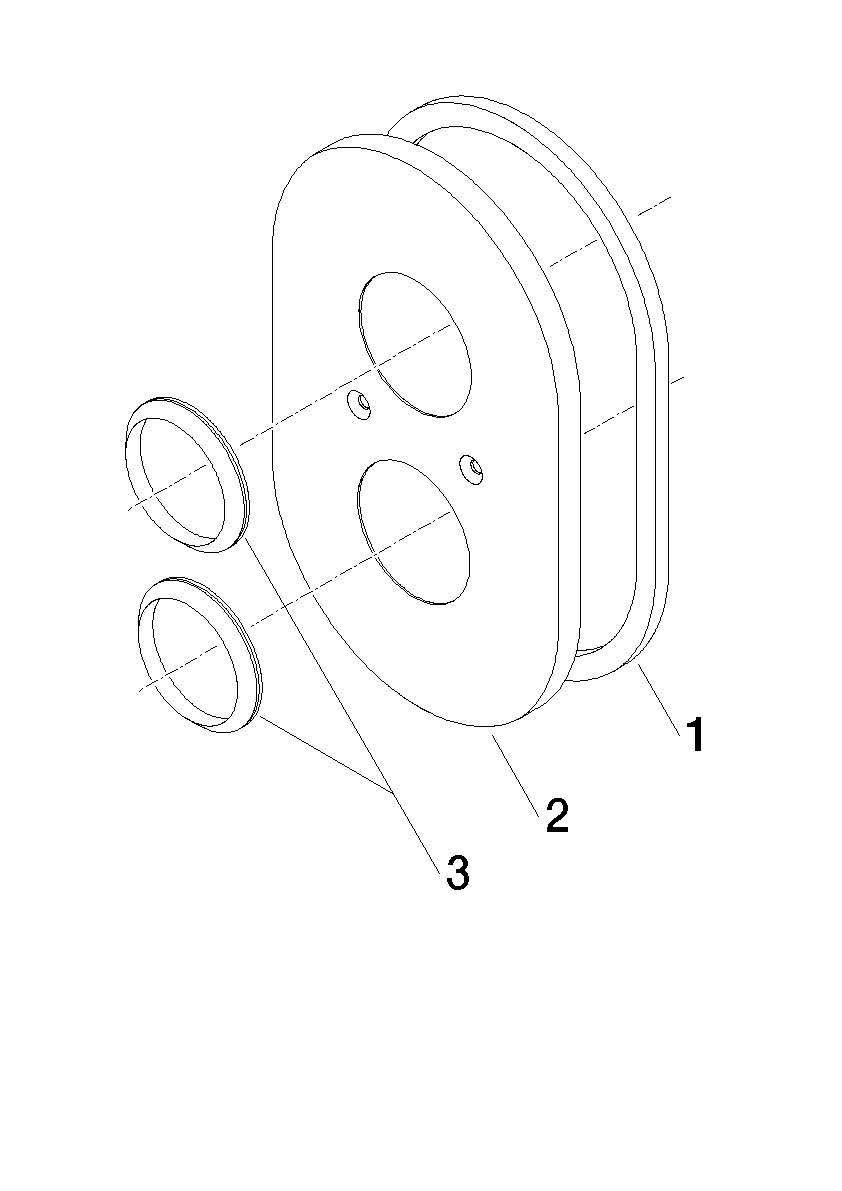 Bild von DORNBRACHT Abdeckung mit Mengenregulierung 151 x 241 x 16 mm - Platin gebürstet #90110205800-06