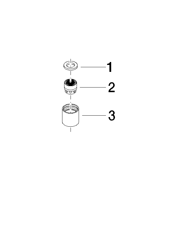Bild von DORNBRACHT Luftsprudler Niederdruck M18 - Weiß matt #90230102800-10