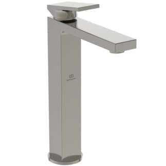 Picture of IDEAL STANDARD Extra basin mixer without pop-up waste extended plinth, projection 150mm #BD507GN - stainless steel